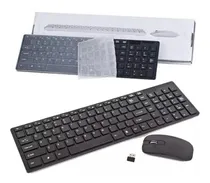 Comprar Combo Kit Teclado + Mouse Inalambrico Funda Silicona Seisa 