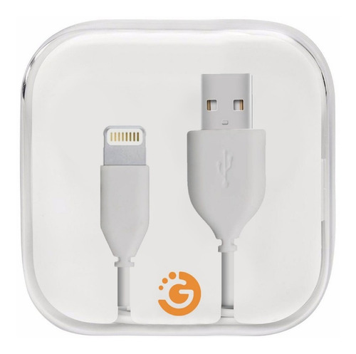 Cable iPhone 5/6/7/8 Blanco En Estuche Todo Barato