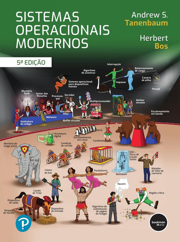 Sistemas Operacionais Modernos, De Andrew S. Tanenbaum,herbert Bos., Vol. 1. Editorial Bookman, Capa Mole, Edição 5ª Edição Em Português