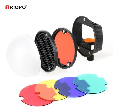 Kit De Accesorios Modificadores De Luz De Flash Speedlite Co