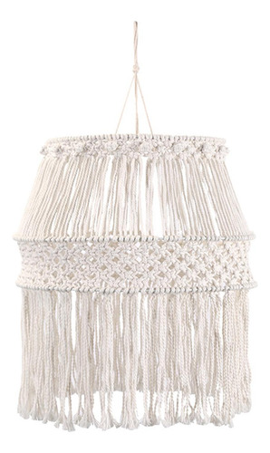 Macrame Lamp Shade Bohemian Chandelier Lampshade Para Sala