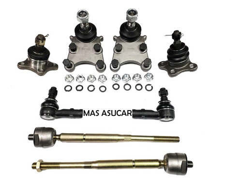 Imagen 2 de 2 de Kit 4 Rotulas 2 Terminales 2 Axiales Chevrolet Luv D-max 4x4
