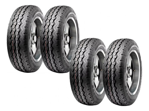Set 4 Neumáticos Ling Long 205/75 R14c 8pr Radial 666