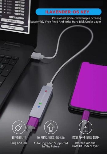Ilavender Dfu Box Púrpura Como Irepair P10 Programadora Nand