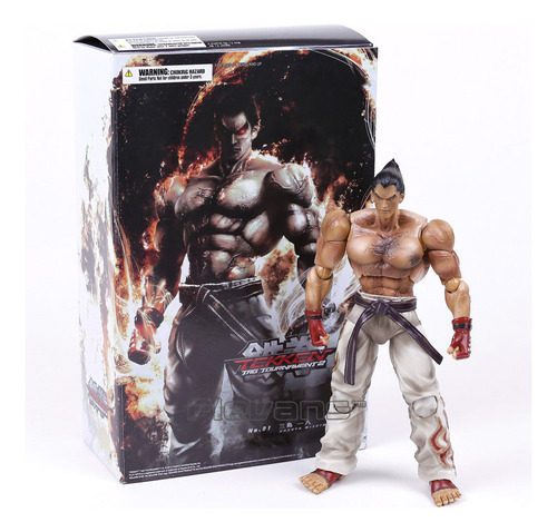 Figuras De Acción Play Arts De Tekken Kazuya Mishima, 25 Cm