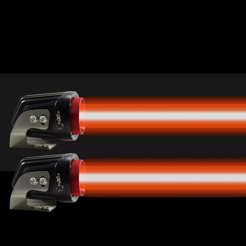 Antenas Láser Whip Led Rojas Luz De Seguridad Rzr 4x4 Can Am