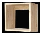 Imagen 2 de 2 de Cubo En Madera De Pino - 0,40 - Perfecto Organizador!!