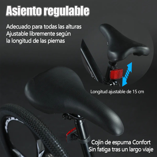 Bicicleta r26 de montaña frenos disco amortiguadores 21 velocidades ajustable Alarconty