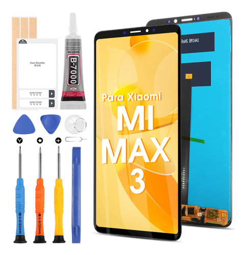 Pantalla Táctil Lcd Para Xiaomi Mi Max 3 M1804e4a Negro