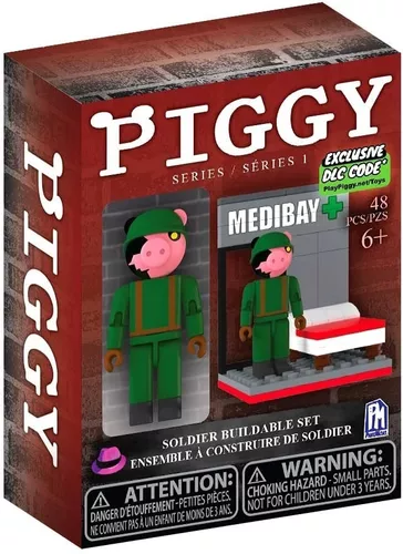 Piggy Soldier Figure Buildable Set Soldado Medibay Roblox 48
