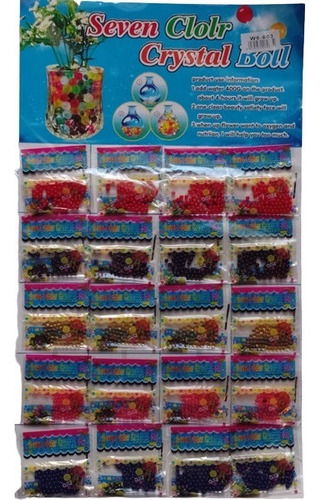 Blister Orbeez Bolitas De Biogel Hidrogel X 20 Sobres