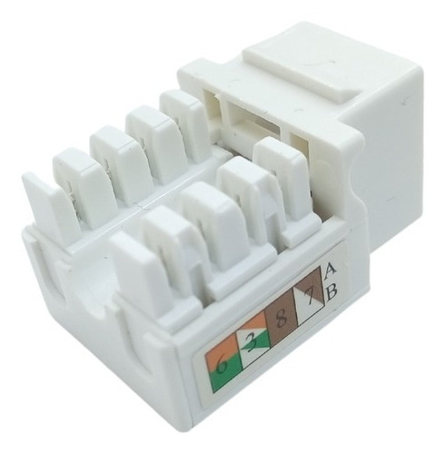 Imagen 3 de 4 de Jack Coupler Rj45 Cat5e Hembra Conectores Rj45 Cable De Red