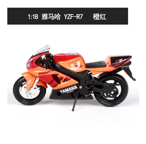 Modelo De Motocicleta Aleación Simulación Para Yamaha 1:18