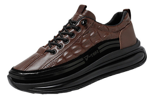 Sapatos Casuais Com Estampa De Crocodilo Moda Retrô