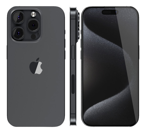 Apple Iphone 15 Pro 128gb Negro Titanio Reacondicionado Estética De 9 Batería De 80% A 90% Celular Grado A Usa Esim Titanio Negro (Reacondicionado)