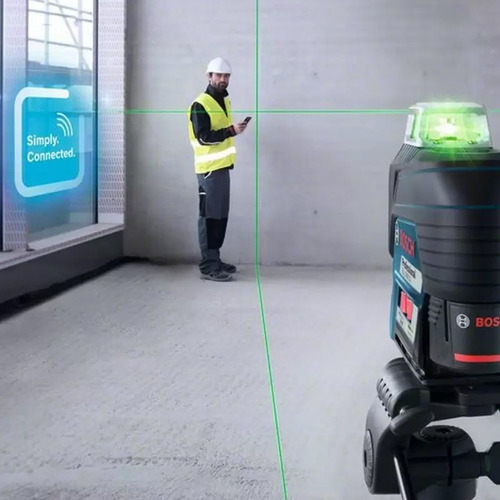 Imagen 2 de 6 de Nivel Laser De Plano 360 Verde Bosch Gll 3-80cg+receptor Lr7