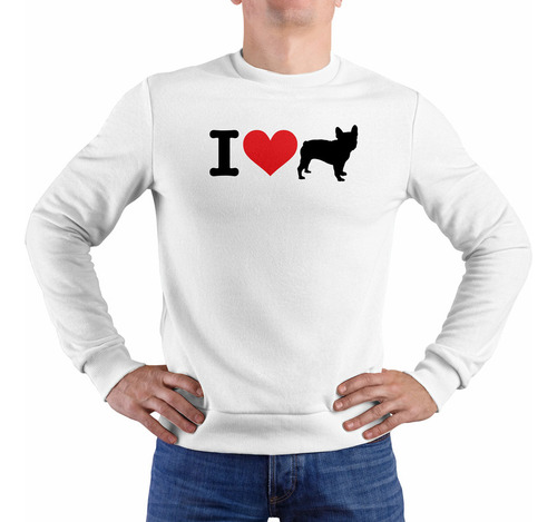 Polera I Love My Bulldog Francés (d0985 Boleto.store)