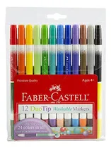 Comprar Marcadores Y Resaltadores Lavables 12 Marcadores 24 Colores