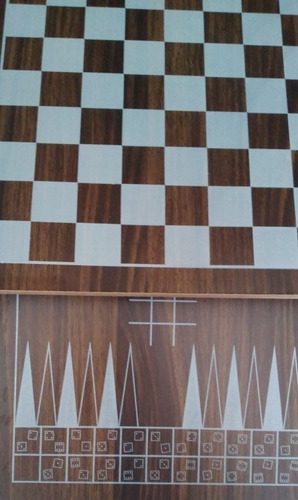 Juego De Mesa 12 En 1, Fabricado En Madera, ¡sensacional! (Usado)