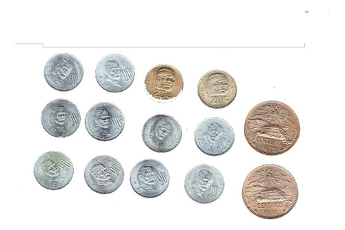 Coleccion Monedas Antiguas  20 Centavos Con Envio