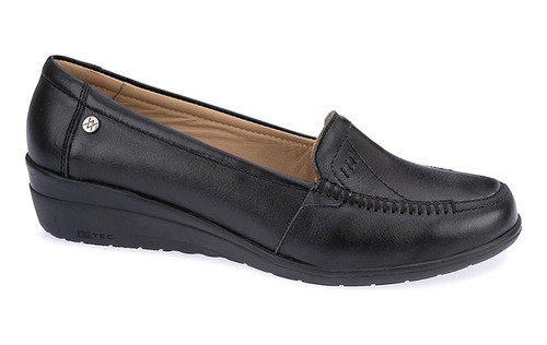 Zapato Mocasín Viale Cuero Mujer Negro