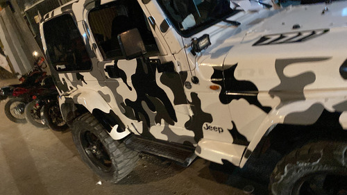 Kit Completo Calcomanias Camuflaje Jepp Rubicon