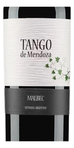 Pack De 2 Vino Tinto Tango De Mendoza Malbec 750 Ml