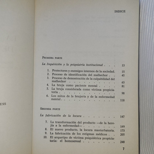 Imagen 5 de 10 de La Fabricacion De La Locura Thomas Szasz Kairos