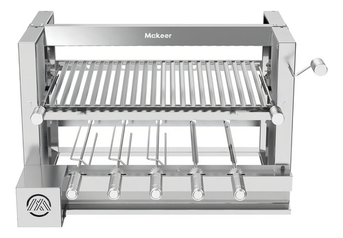 Parrilla elevadora Litoral Gourmet Makeer 1579 M, color gris