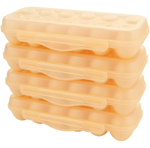 10 Soportes Para Huevos De 12 Rejillas Con Tapa, 11.8 X 4.3 