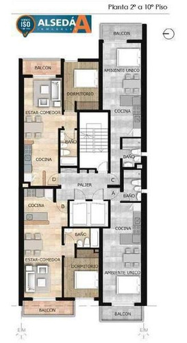 Imagen 10 de 21 de Ov Lagos 1200 - Departamento 1 Dormitorio - Centro - Edificio Cuarzo