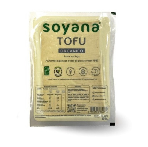 Soyana Tofu Natural Organico Sin Tacc 350gr