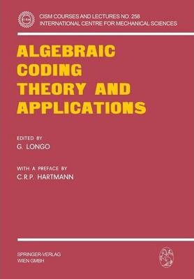 Libro Algebraic Coding Theory And Applications - Carlos R...