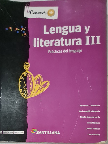 Lengua Y Literatura 3 Prácticas Del Lenguaje Santillana 