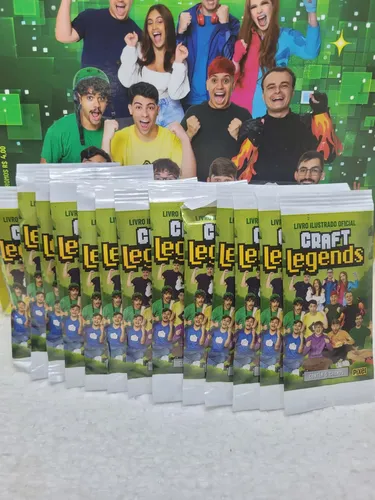 Livro Ilustrado Oficial Craft Legends, Pixel + 20 Envelopes