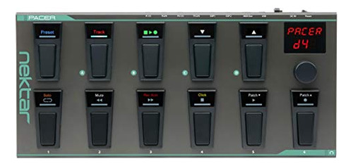 Nektar Pacer - Controlador Usb Midi Footswitch Con Nektar Da