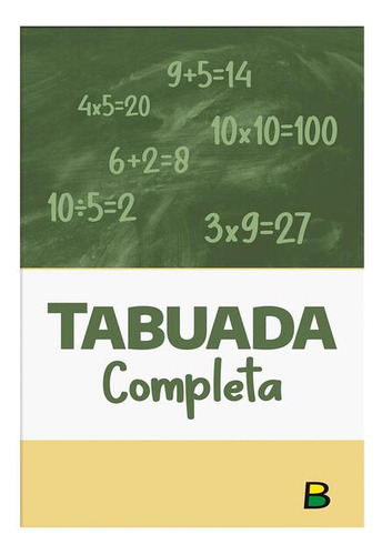 Tabuada Completa - Kit C/10 Und