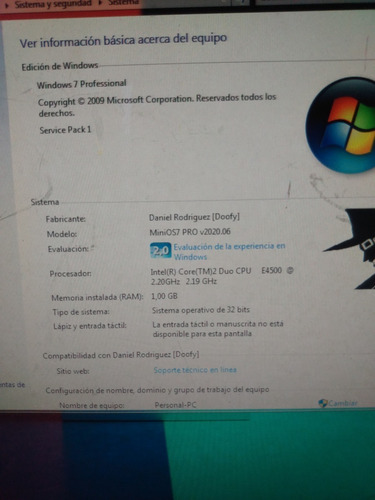 Imagen 9 de 10 de Computadora Doble Nucleo Window7 Office Oferta Pc12