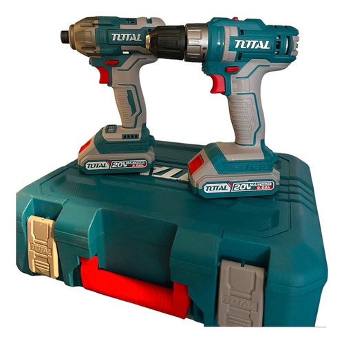 Combo Taladro Inal 20v + Llave De Impacto 20v Super Total