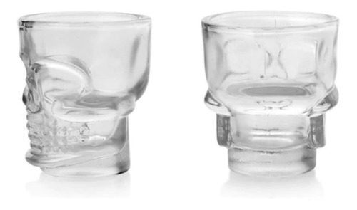 Set 6 Vaso Whisky Tequilero Mezcalero Shots Craneo Calavera
