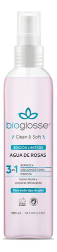 Agua De Rosas 3 En 1 Facial Y Corporal 180 Ml Bioglosse Tipo de piel Todo tipo de piel