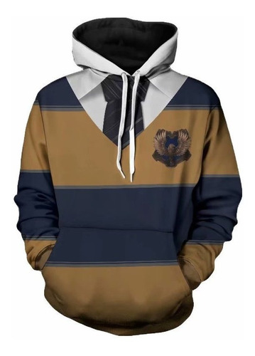 Sudadera Con Capucha De Harry Potter Ravenclaw Para Hombre
