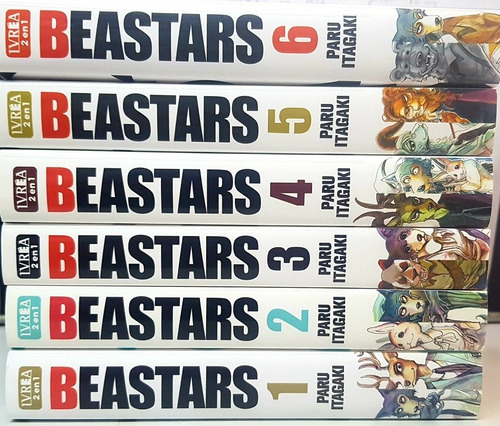 Beastars - Tomo 01 Al 06 - Manga - Ivrea