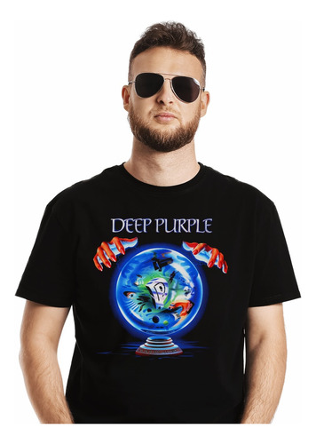 Polera Deep Purple Slaves And Masters Rock Impresión Directa