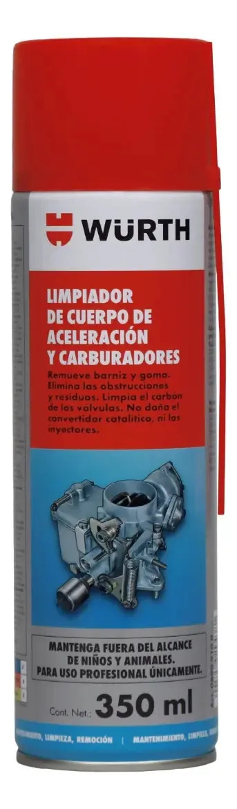 Limpiador De Cuerpo De Aceleración Y Carburadores Würth
