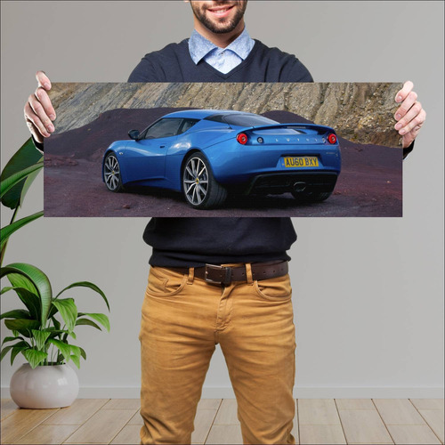 Cuadro 30x80cm Auto 2010 Lotus Evora S Auto 102