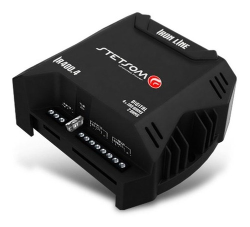Imagem 1 de 2 de Módulo Stetsom Ir 400 4 400w Rms 4 Canais Iron Tp