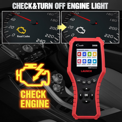 Imagen 4 de 9 de Escaner Automotriz Launch 3008 Creader Cr3008 Scanner