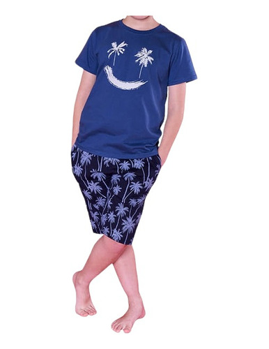 Pijama Bermuda Niño Cotton Verano 2023