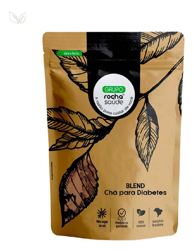 Blend - Chá Para Diabetes - Natural - Alta Qualidade - 100